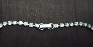 Collar Lariat Cristales y Bola