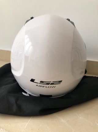 Casco Moto LS2 Blanco XXL