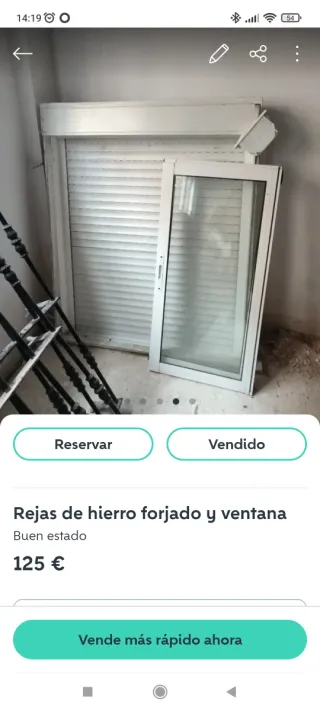 ventana de aluminio blanco
