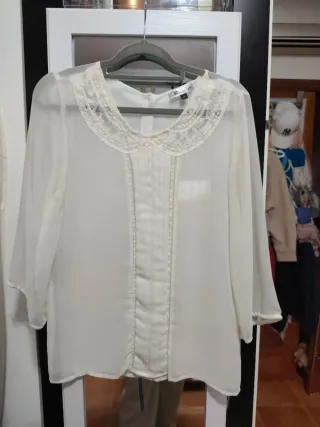 Blusa Morgan Blanca Talla S/36