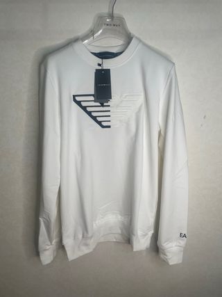 Felpa Emporio Armani bianca