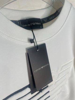 Felpa Emporio Armani bianca