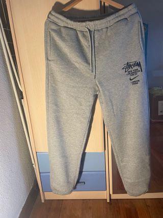 Sudadera Nike x Stussy Gris Cremallera Talla chico