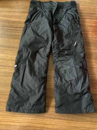 Pantalón de esquí negro nińo Talla 8 años