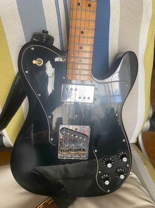 Fender Telecaster Negra Fabricada en Mexico
