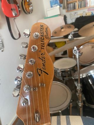 Fender Telecaster Negra Fabricada en Mexico