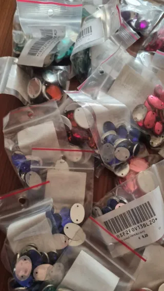 1000 Pietre Strass da Cucire Ovali