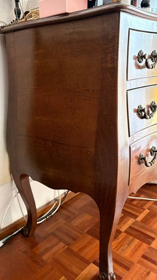 Cómoda Madeira Cerejeira Maciça - 3 peças