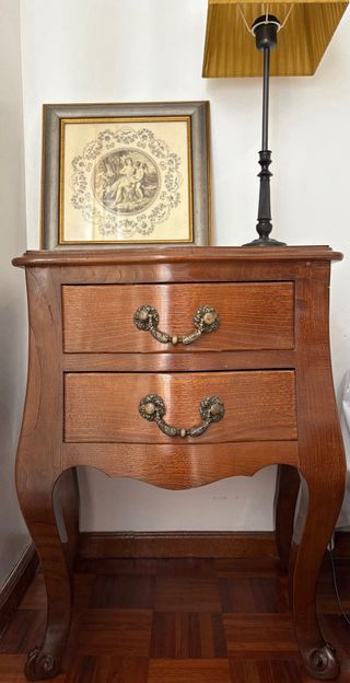 Cómoda Madeira Cerejeira Maciça - 3 peças