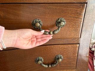 Cómoda Madeira Cerejeira Maciça - 3 peças