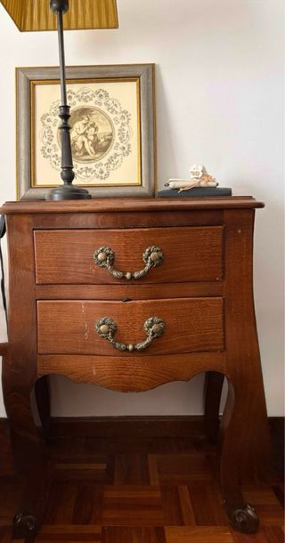 Cómoda Madeira Cerejeira Maciça - 3 peças