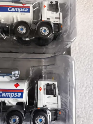 2 CAMIONES "CAMPSA" PEGASO TRONER + 2 FASCÍCULOS