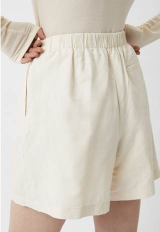 Falda-pantalón Uniqlo Lino Beige Talla S