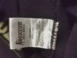 Pantaloni tuta Boxeur des rues neri e gialli