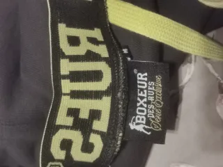 Pantaloni tuta Boxeur des rues neri e gialli