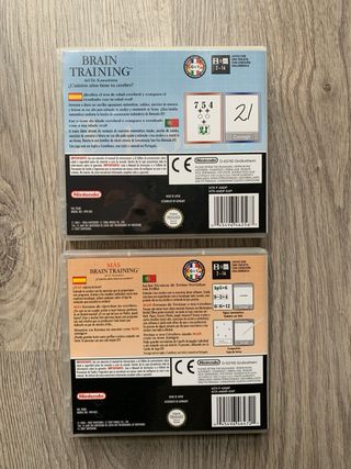 Pack Brain Training Nintendo DS (2 Juegos)