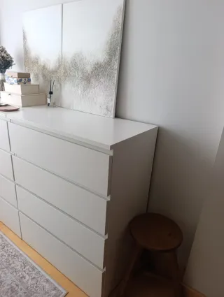 Cómoda Malm Ikea Blanca