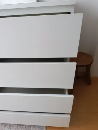 Cómoda Malm Ikea Blanca