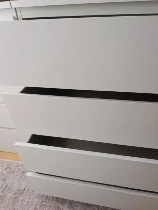 Cómoda Malm Ikea Blanca