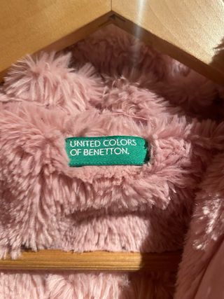 Chaqueta Benetton rosa niña