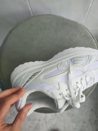 Sneakers sportive bianche da donna