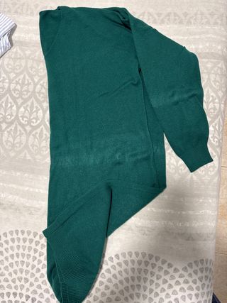 Vestido verde de punto