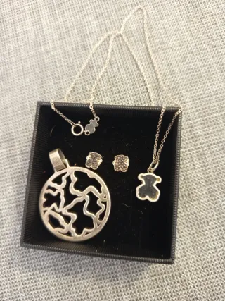 Conjunto Joyas Tous Oso y Círculo