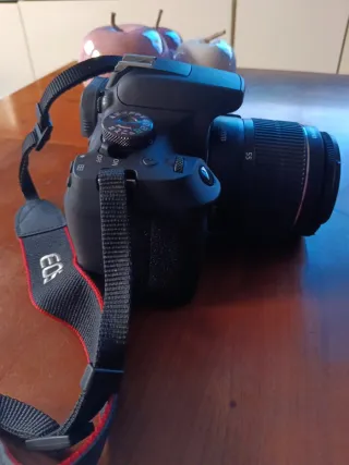 Cámara Canon EOS poco uso + bolso