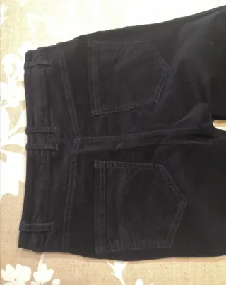 Pantalón pana azul marino Springfield