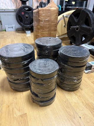 Discos de pesas PVC 25mm nuevos