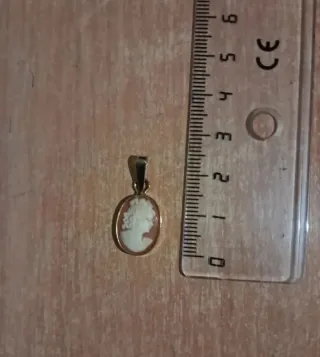 Colgante Camafeo Plata y Oro