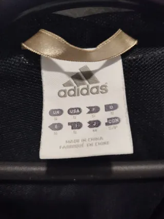 Chándal Adidas Talla S Negro/Dorado