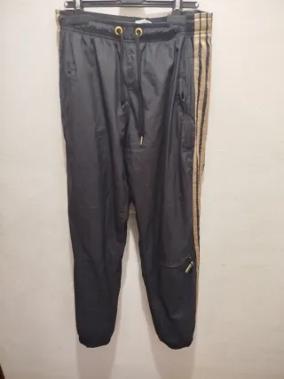 Chándal Adidas Talla S Negro/Dorado