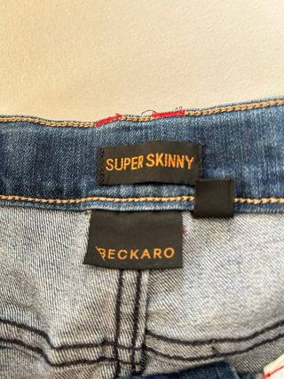 Pantalón Vaquero Hombre Azul Super skinny