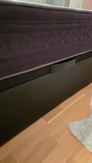 Colchón y canapé 150cm x 200