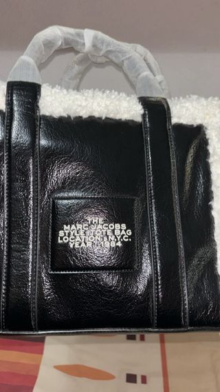 Bolso Tote Marc Jacobs Negro Blanco
