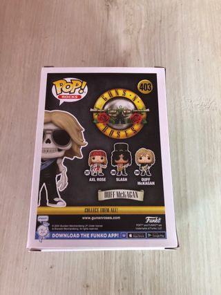 Funko Pop! Duff McKagan 403 Guns N' Roses Skeleton