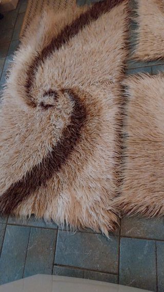 Tappeti lana beige e marrone