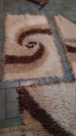 Tappeti lana beige e marrone