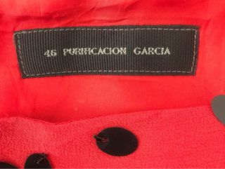 Blusa Purificación Garcia Talla 46 Roja