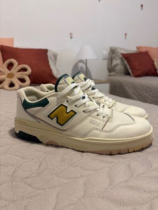 Zapatillas New Balance 550 Beige/Verde