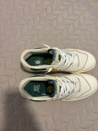 Zapatillas New Balance 550 Beige/Verde