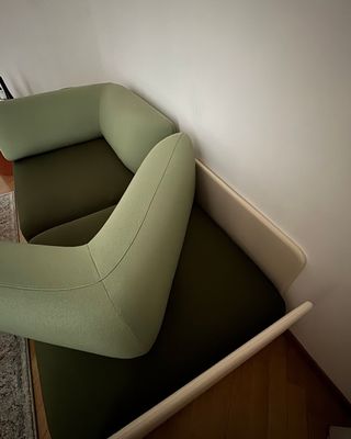 Divano 2 posti verde come nuovo