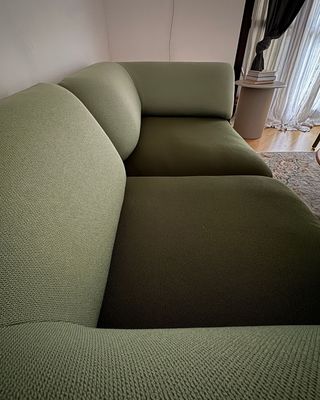 Divano 2 posti verde come nuovo