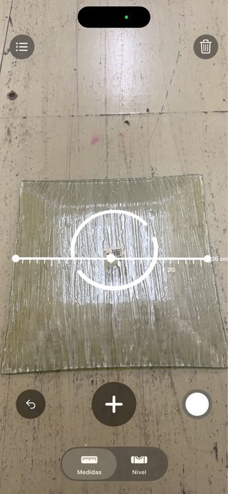 Plato cuadrado de cristal decorativo