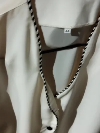 Blusa Blanca Mujer Talla 44