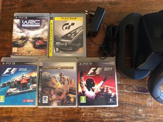 Volante Logitech Driving Force y Juegos PS3