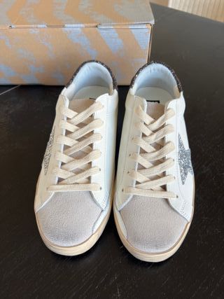Golden Goose Superstar Blanco y Plata