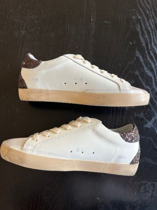 Golden Goose Superstar Blanco y Plata