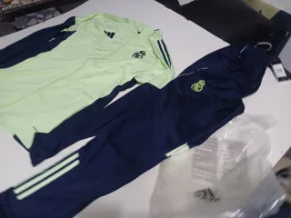 Tuta Adidas Blu/Verde